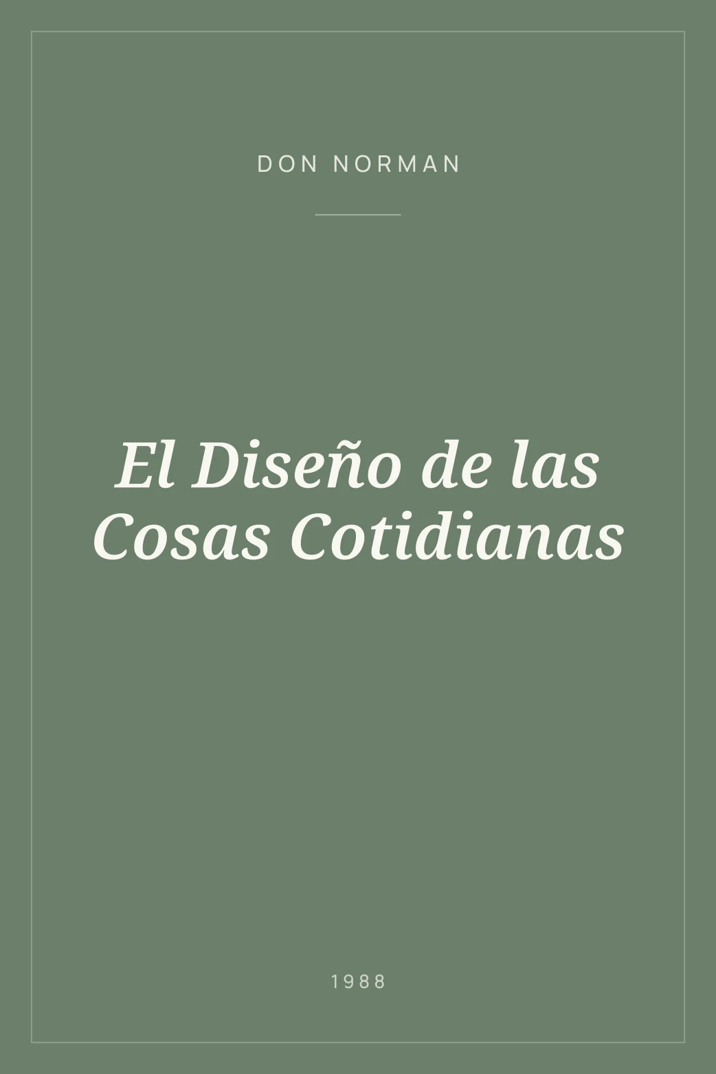 Portada de El Diseño de las Cosas Cotidianas