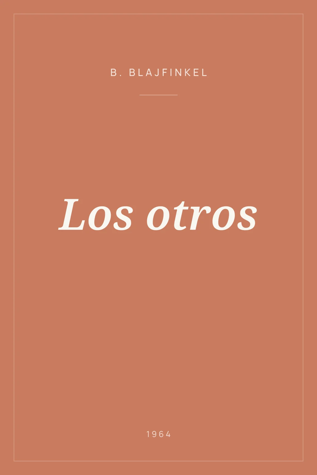 Portada de Los otros