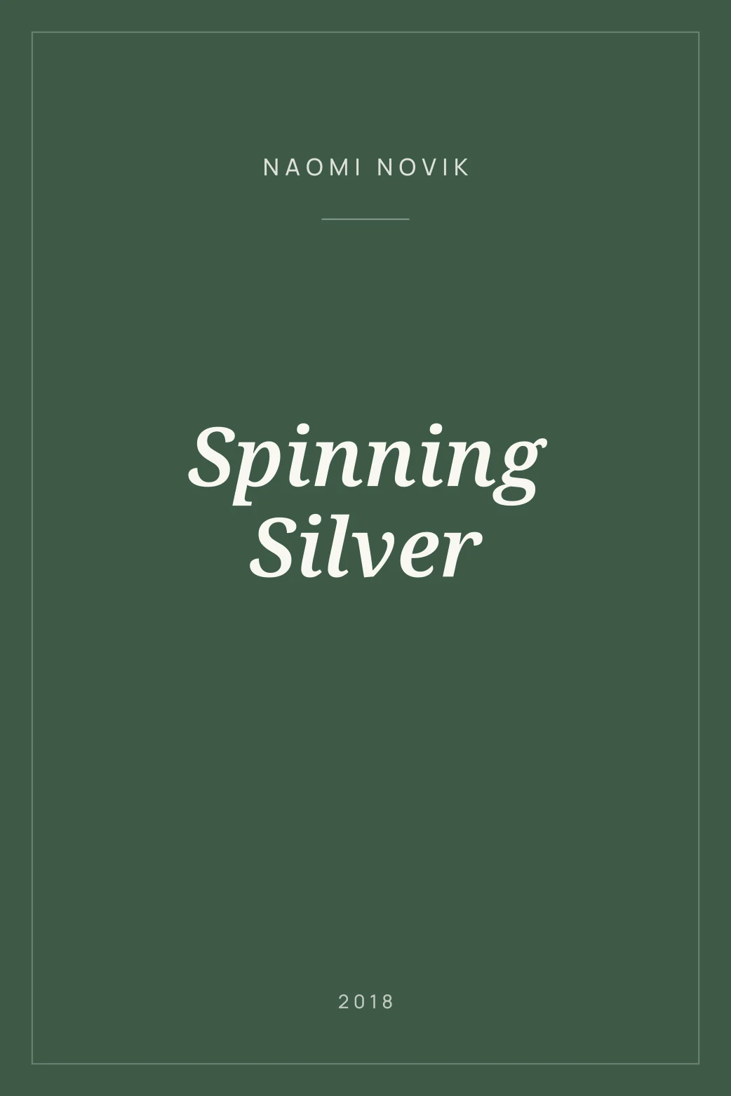Portada de Spinning Silver