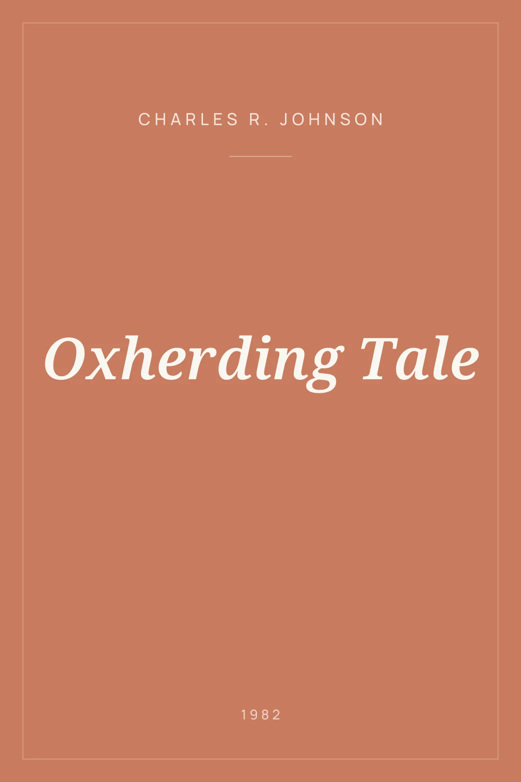 Portada de Oxherding Tale