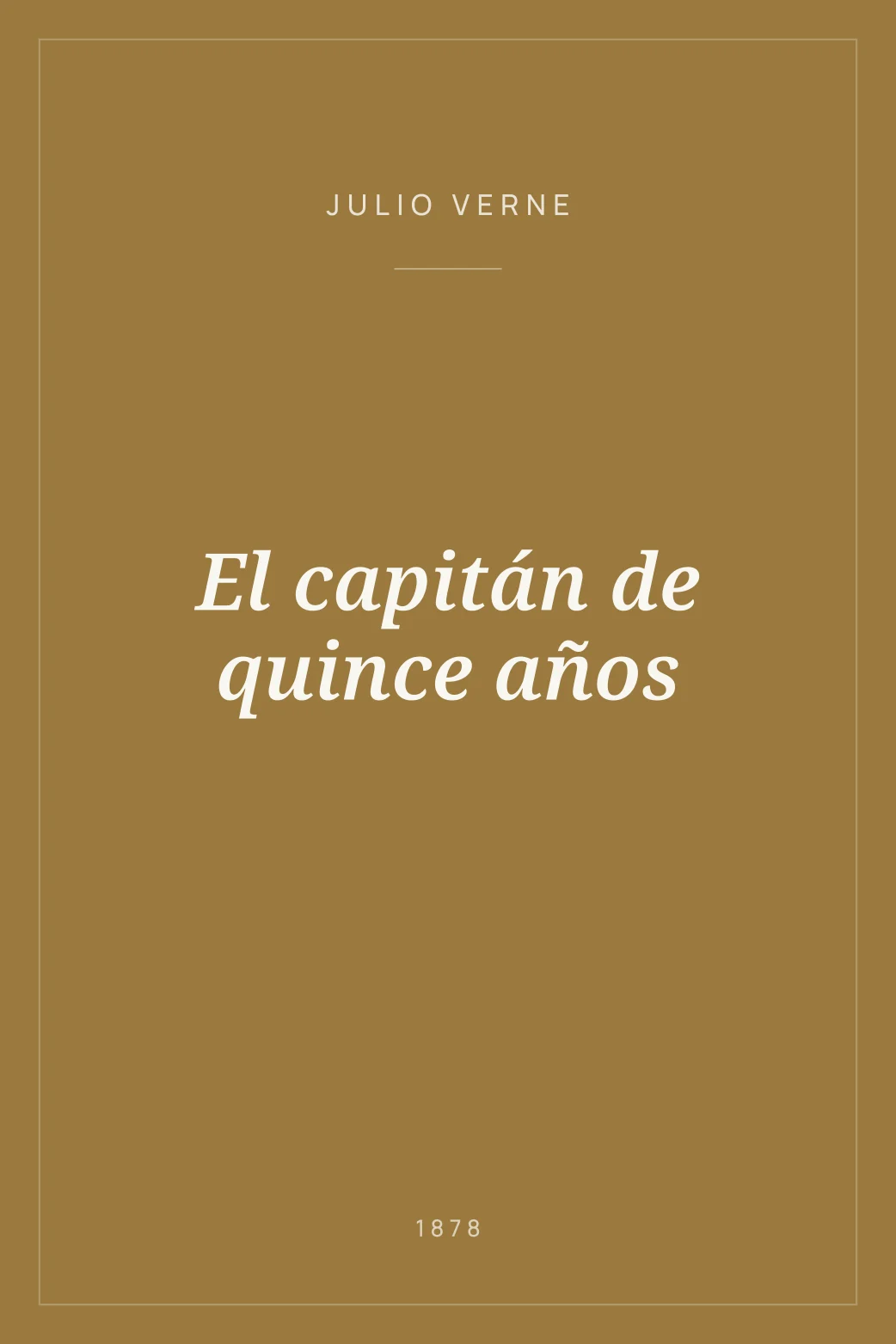 Portada de El capitán de quince años