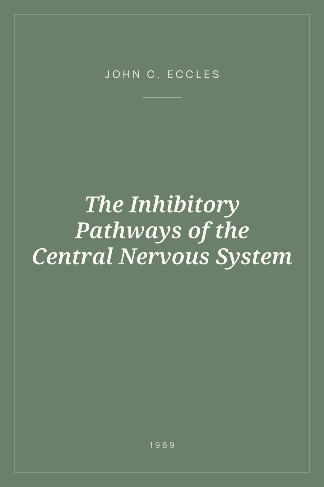 Portada de The Inhibitory Pathways of the Central Nervous System