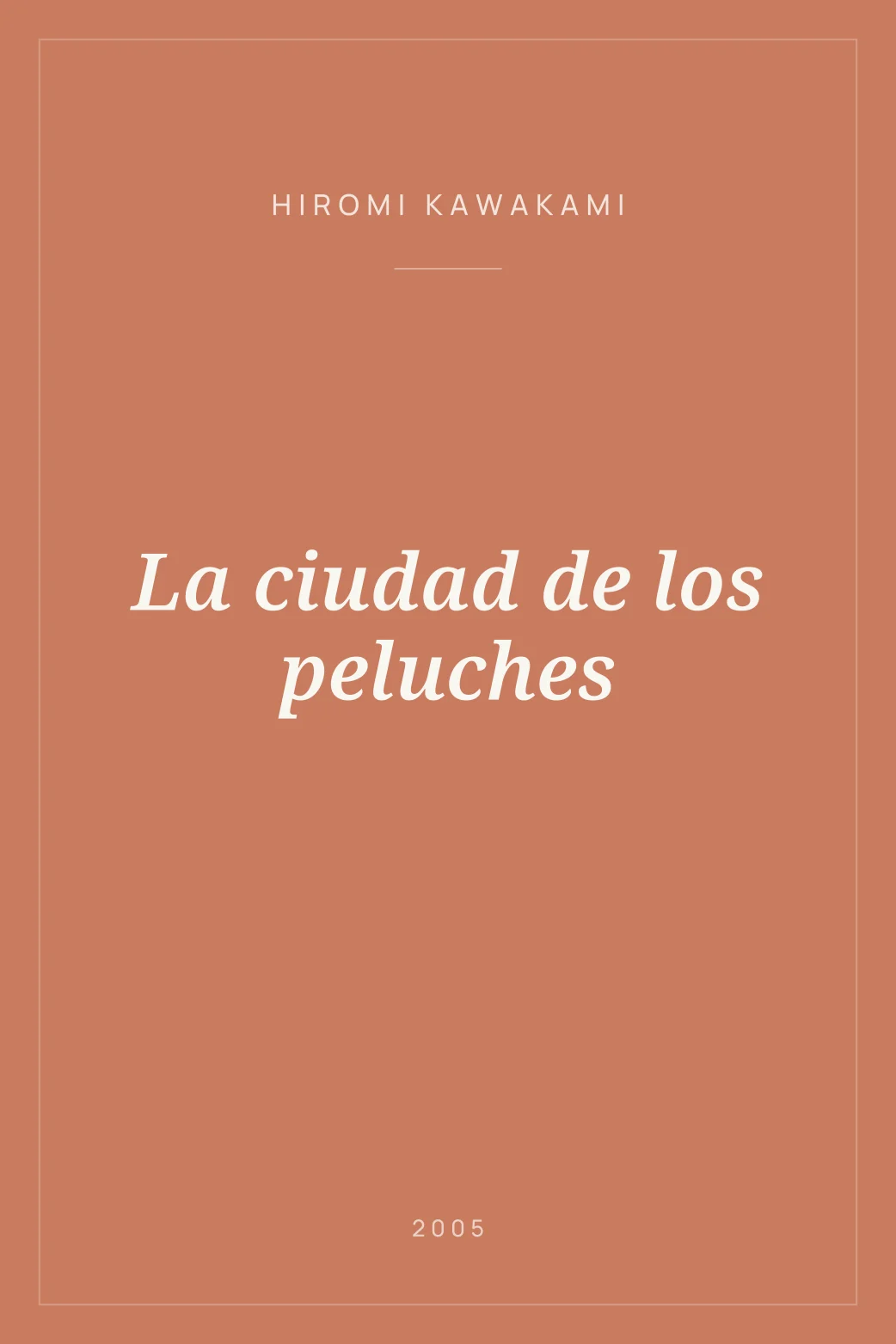 Portada de La ciudad de los peluches
