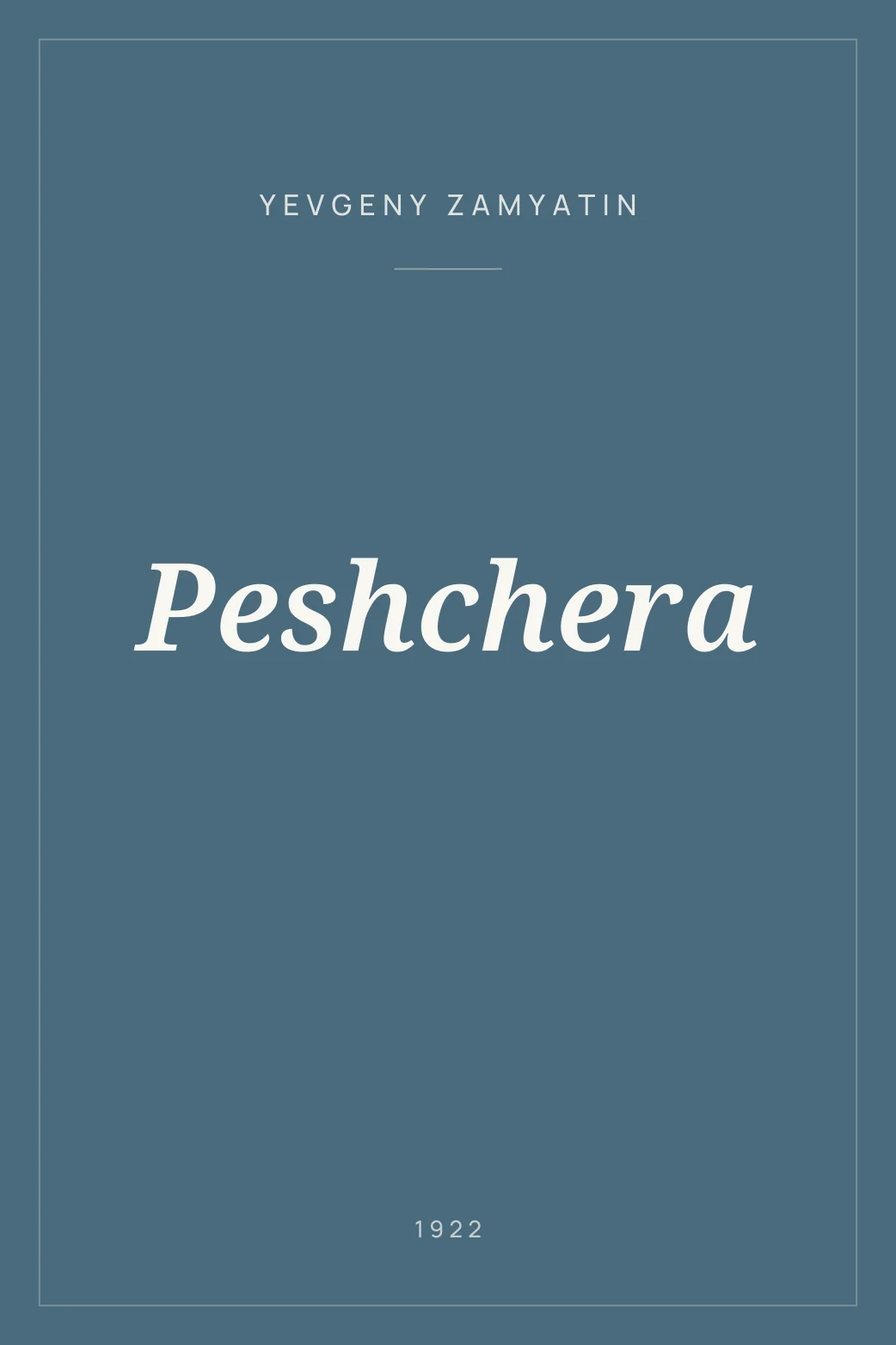 Portada de Peshchera