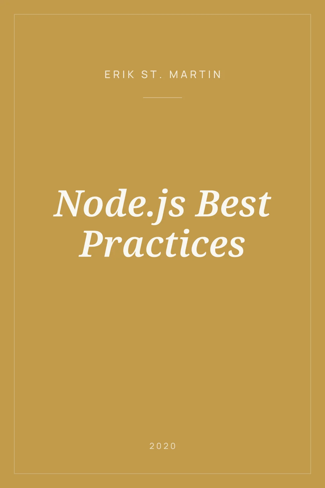 Portada de Node.js Best Practices