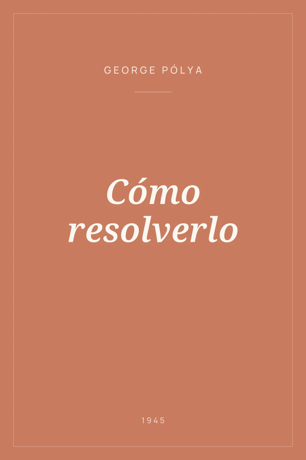 Portada de Cómo resolverlo