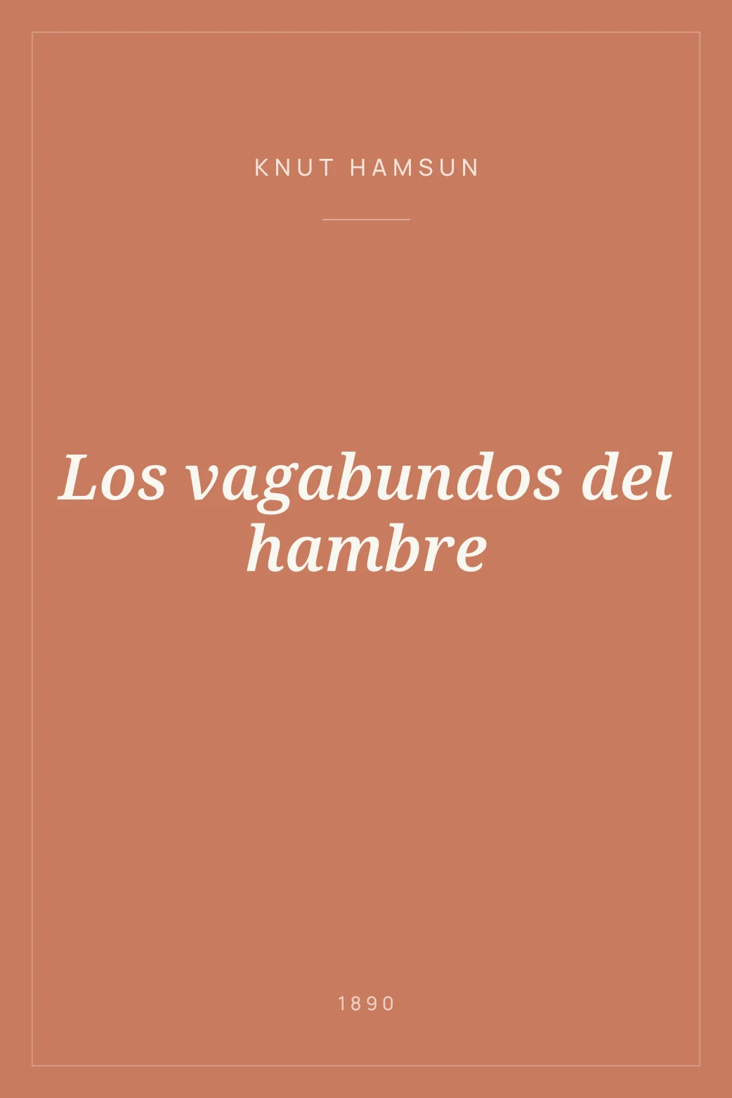 Portada de Los vagabundos del hambre