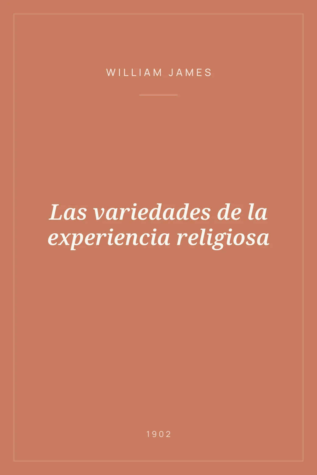 Portada de Las variedades de la experiencia religiosa