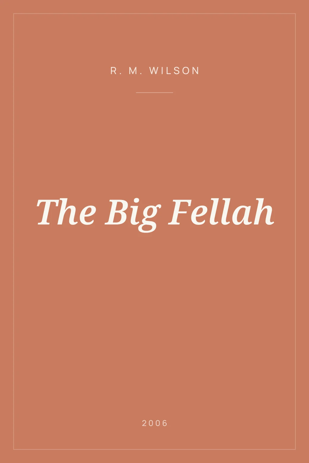 Portada de The Big Fellah