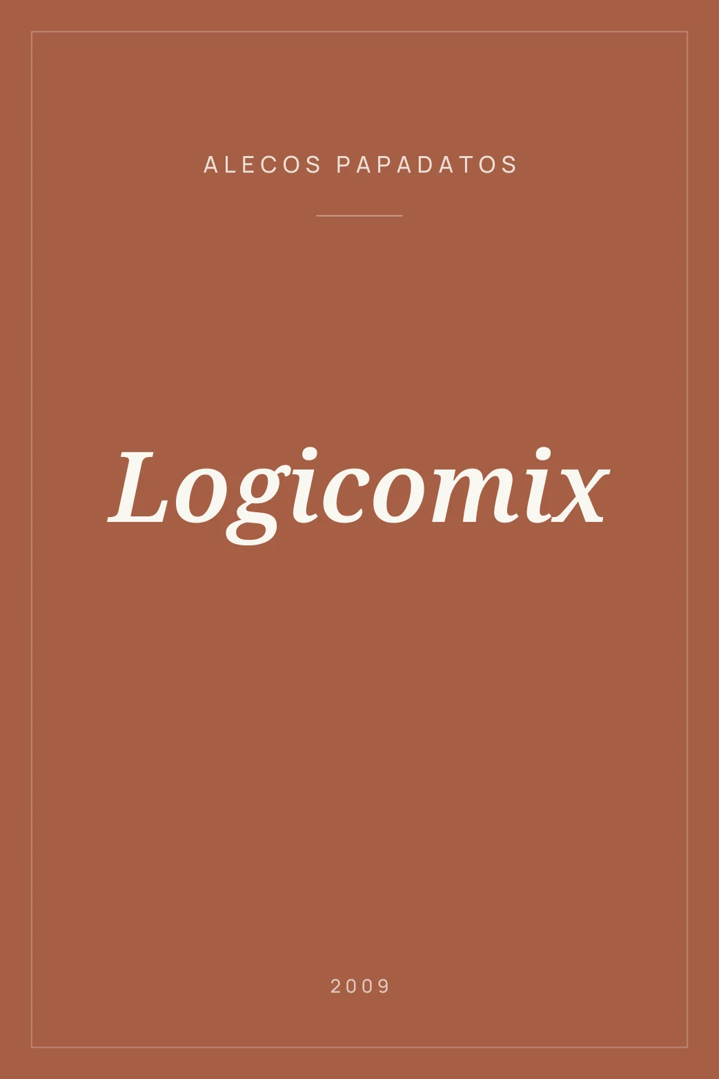Portada de Logicomix