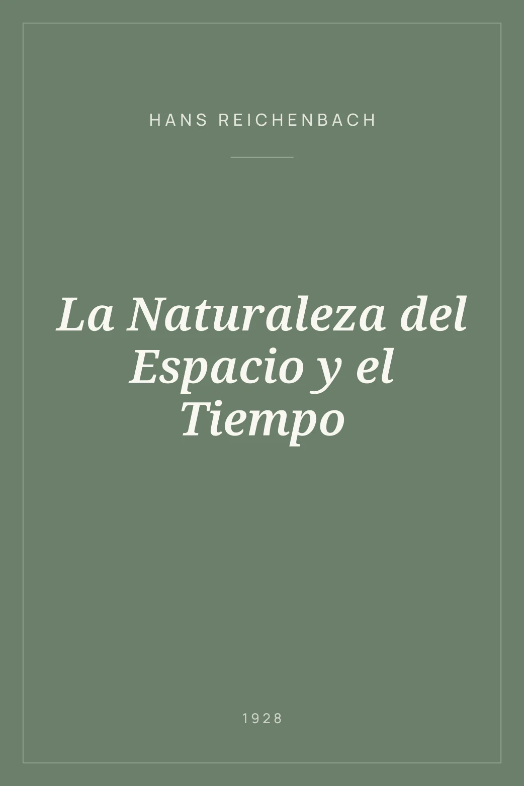 Portada de La Naturaleza del Espacio y el Tiempo
