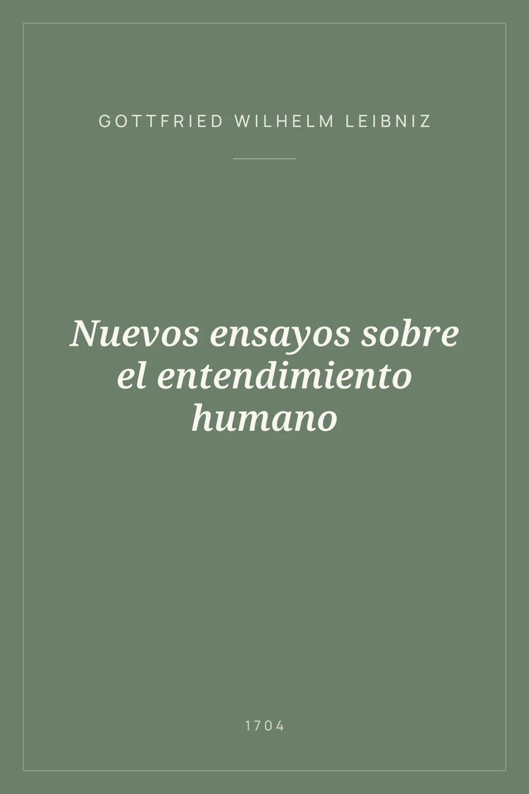 Portada de Nuevos ensayos sobre el entendimiento humano