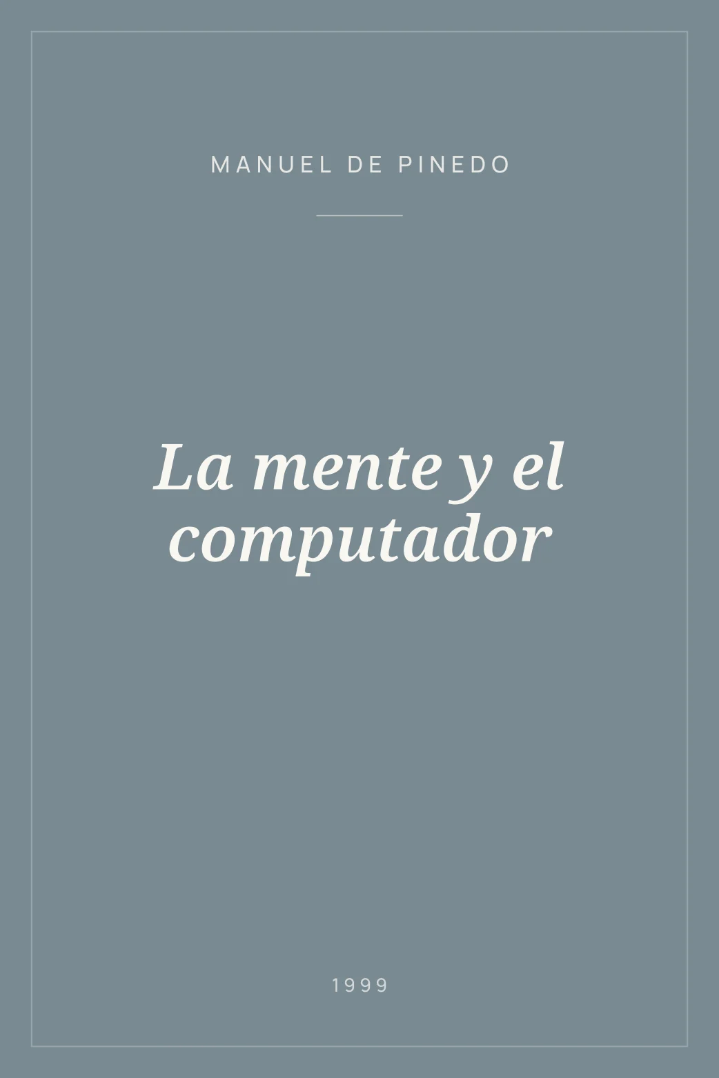 Portada de La mente y el computador