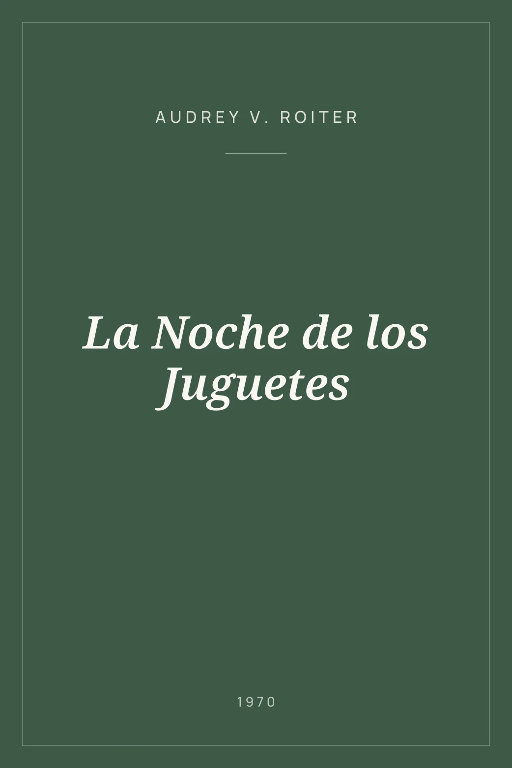 Portada de La Noche de los Juguetes