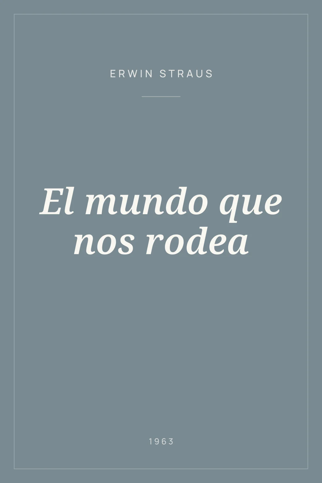 Portada de El mundo que nos rodea