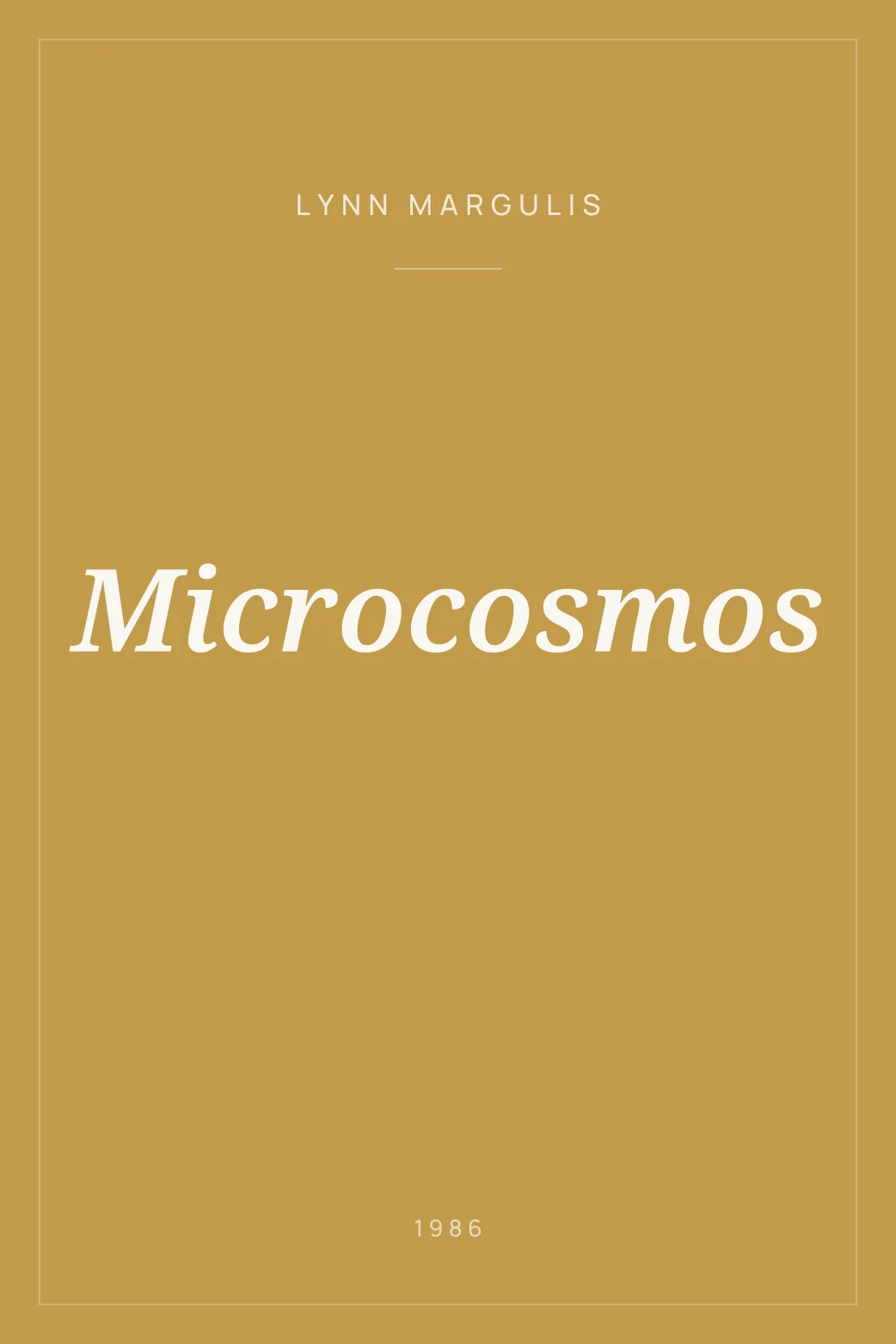 Portada de Microcosmos