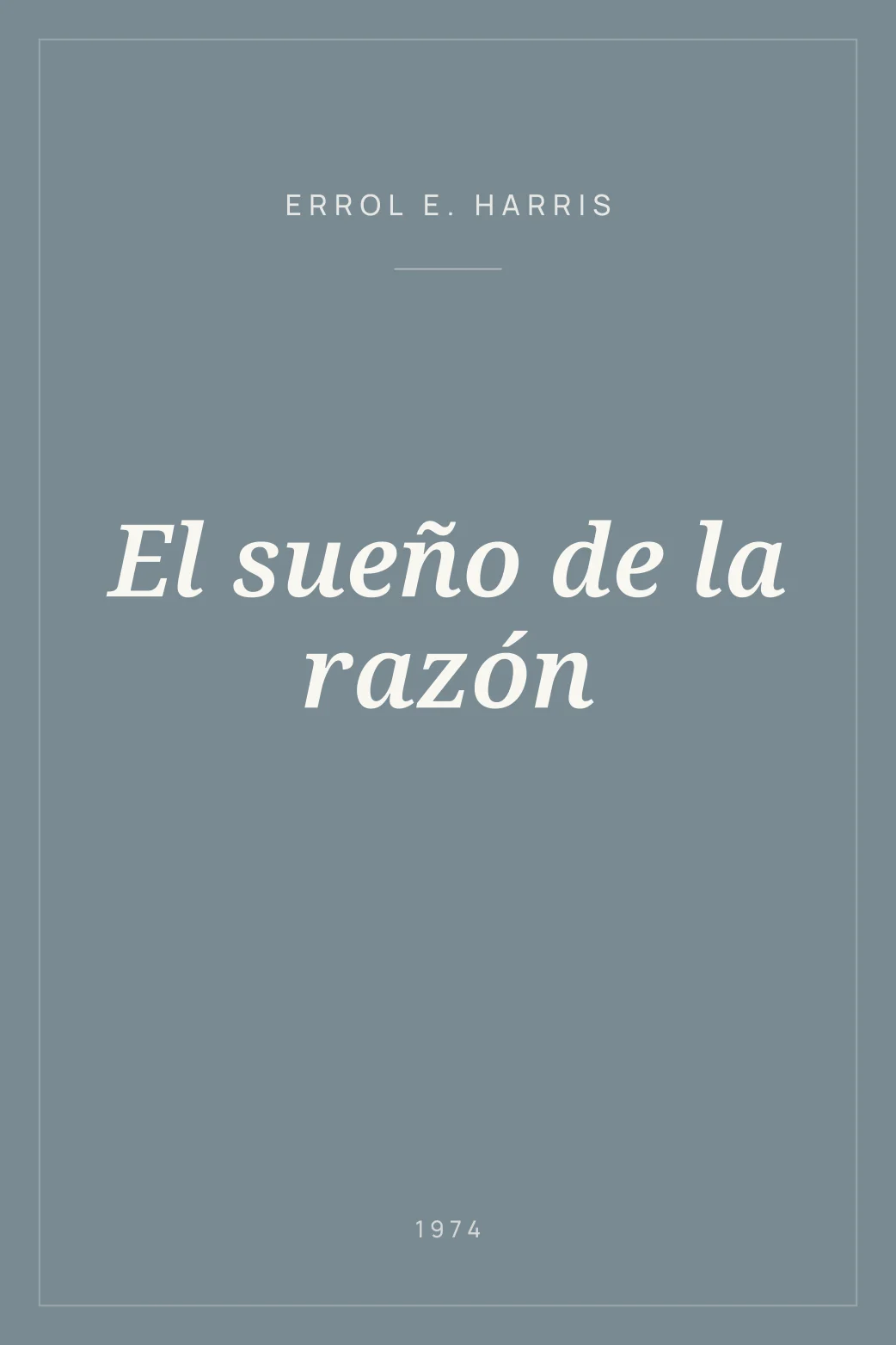 Portada de El sueño de la razón