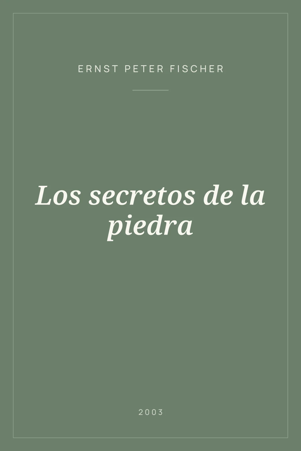 Portada de Los secretos de la piedra