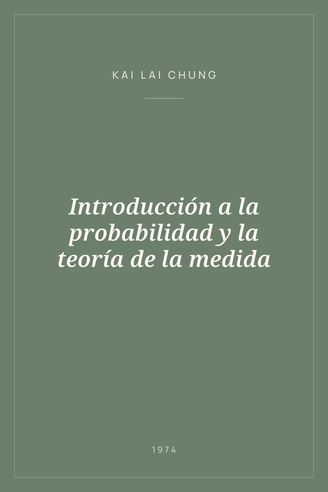 Portada de Introducción a la probabilidad y la teoría de la medida