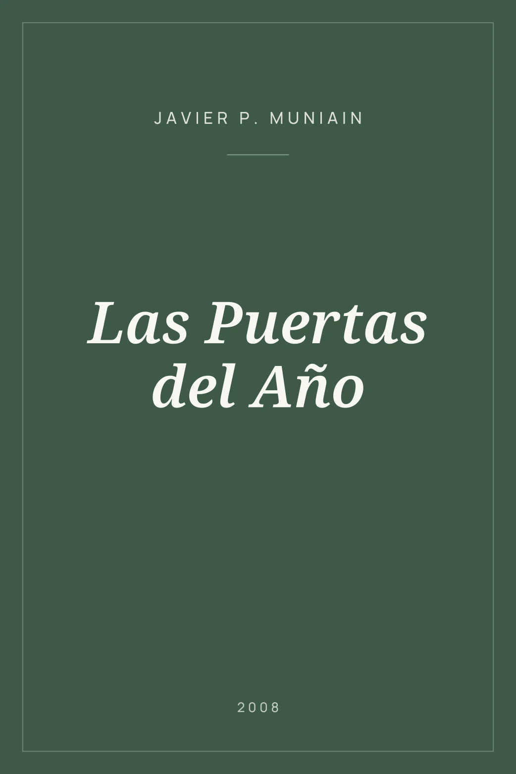 Portada de Las Puertas del Año