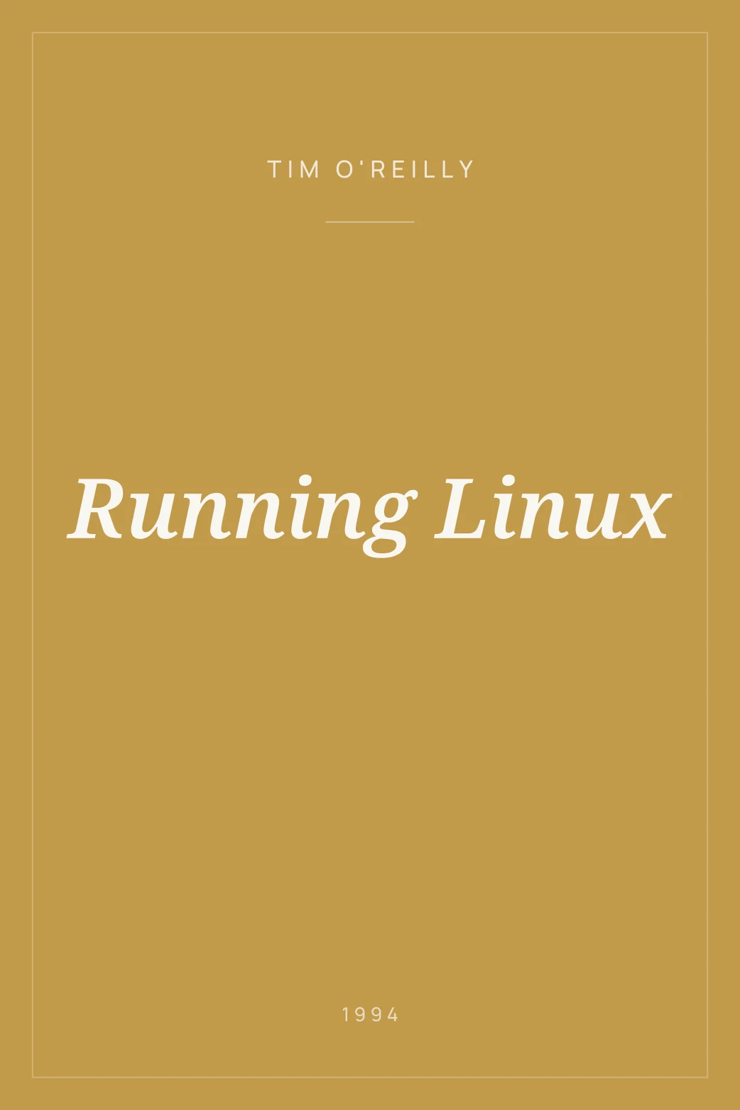 Portada de Running Linux