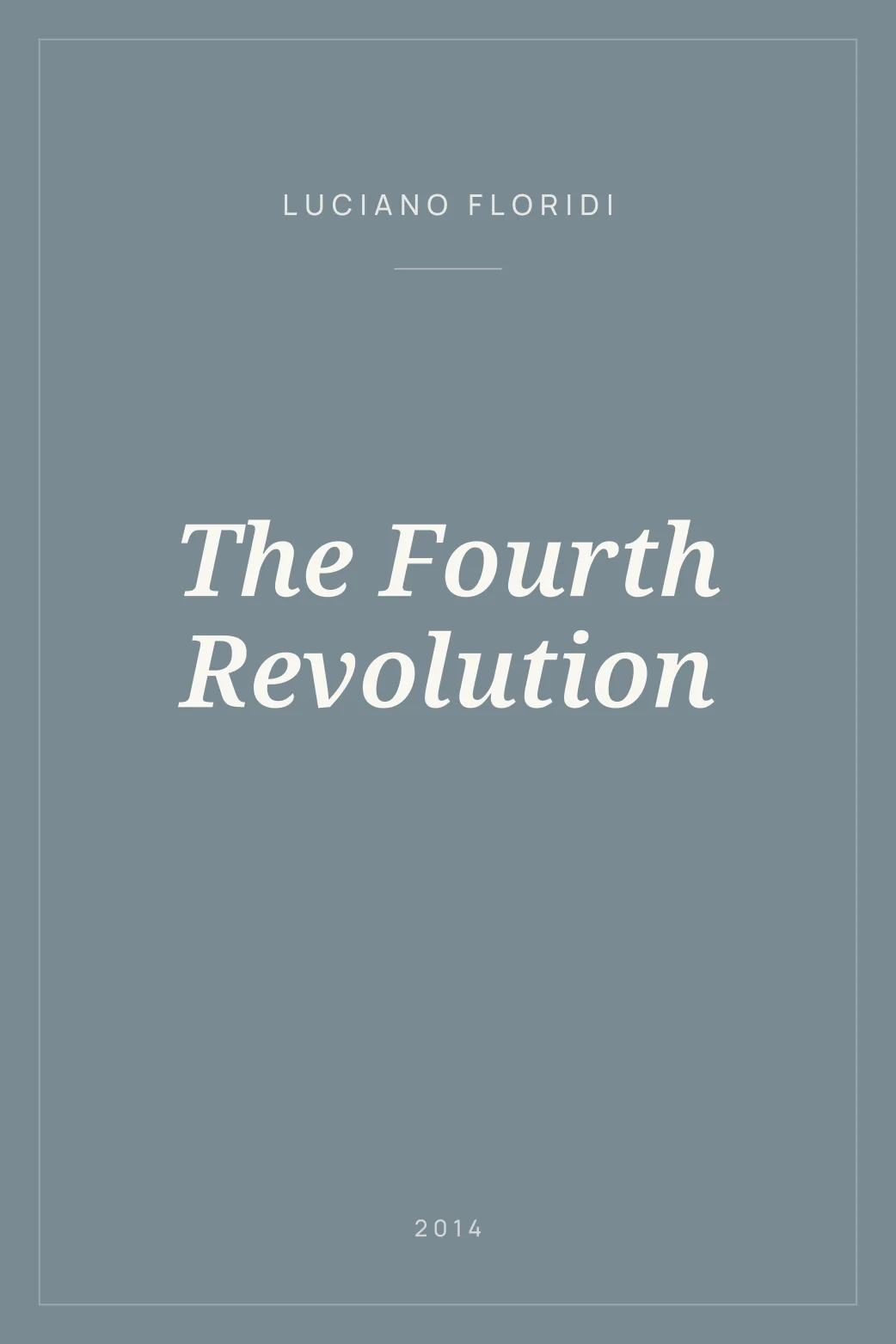 Portada de The Fourth Revolution
