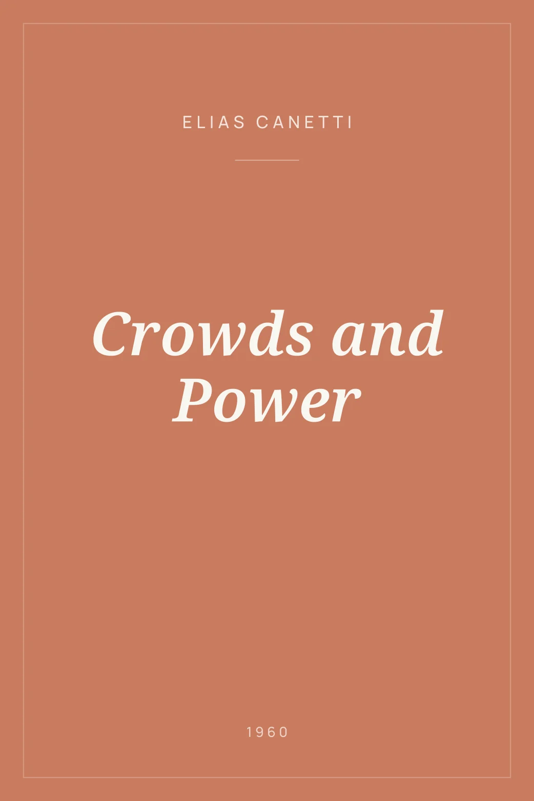 Portada de Crowds and Power