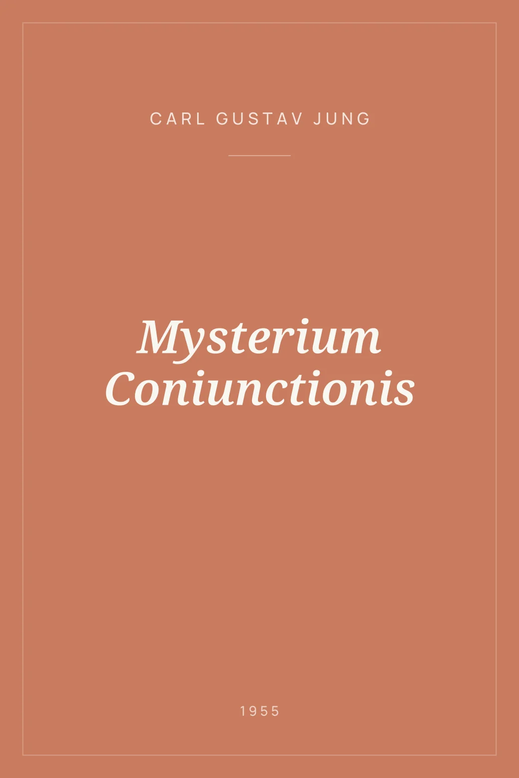 Portada de Mysterium Coniunctionis