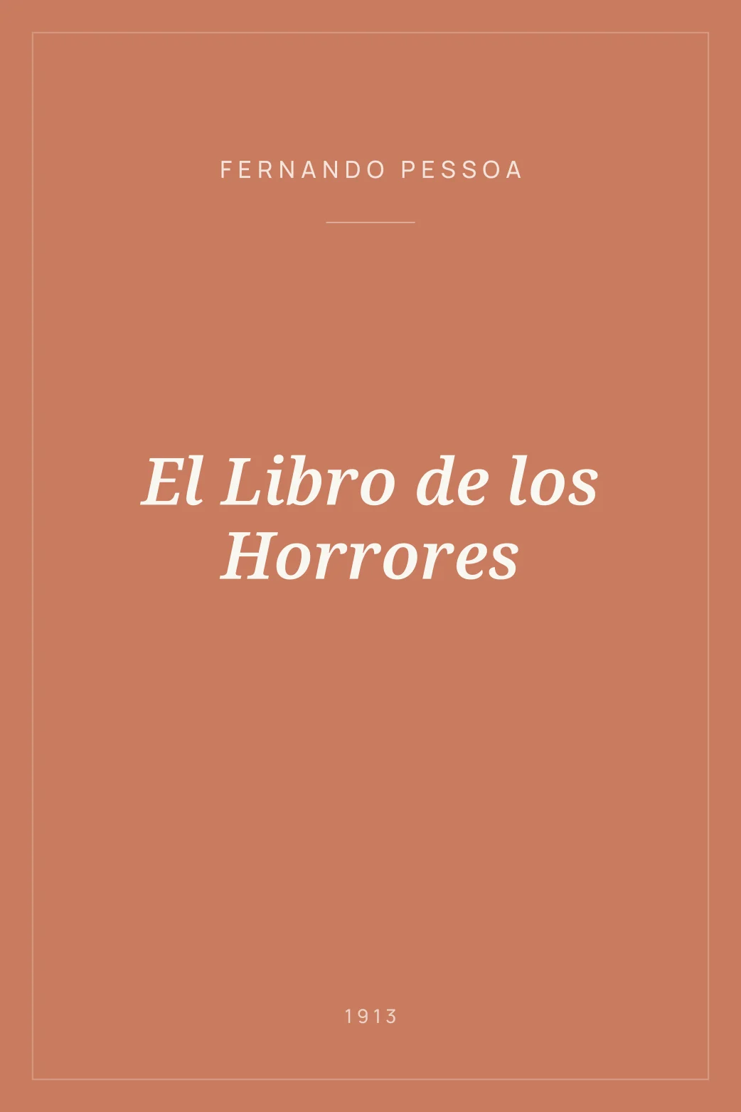 Portada de El Libro de los Horrores