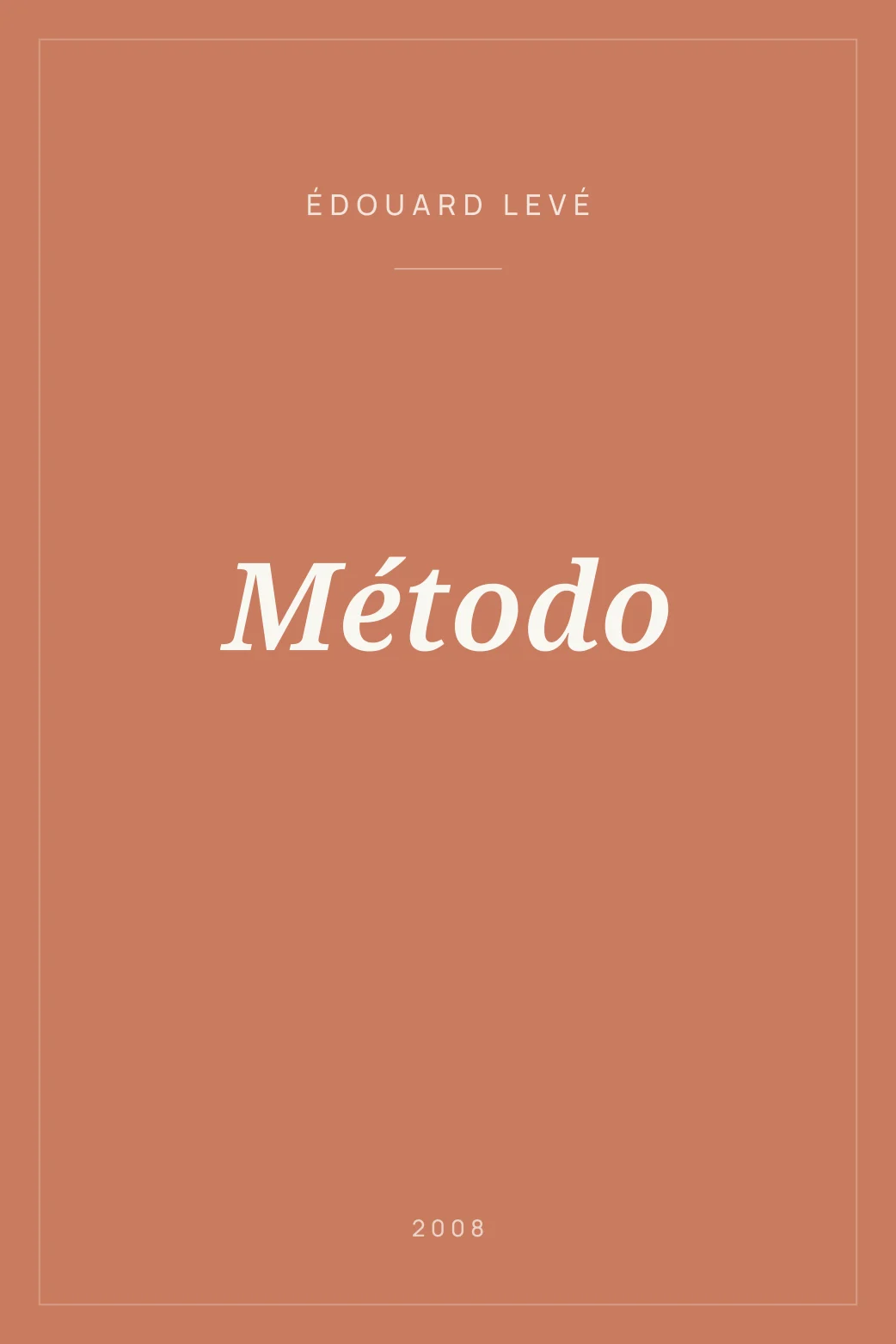 Portada de Método