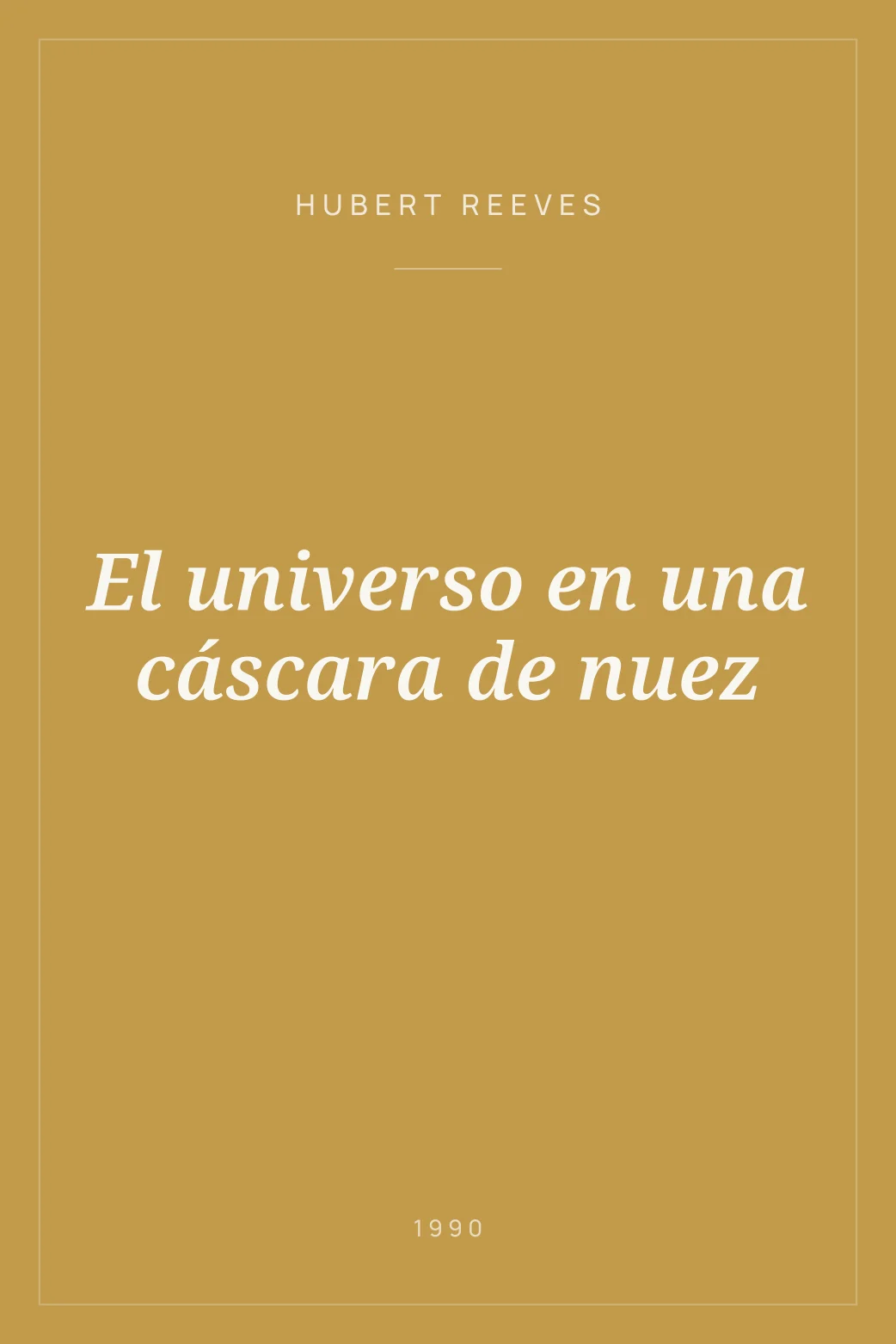 Portada de El universo en una cáscara de nuez