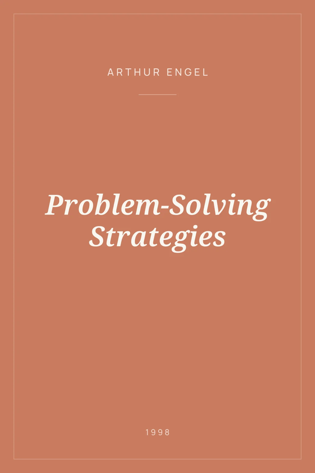 Portada de Problem-Solving Strategies