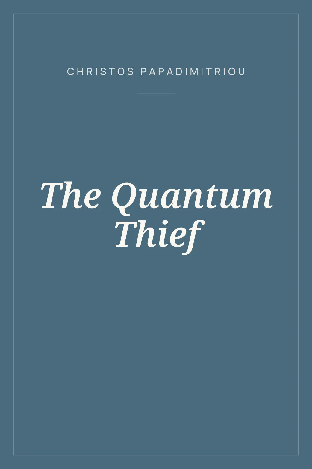 Portada de The Quantum Thief