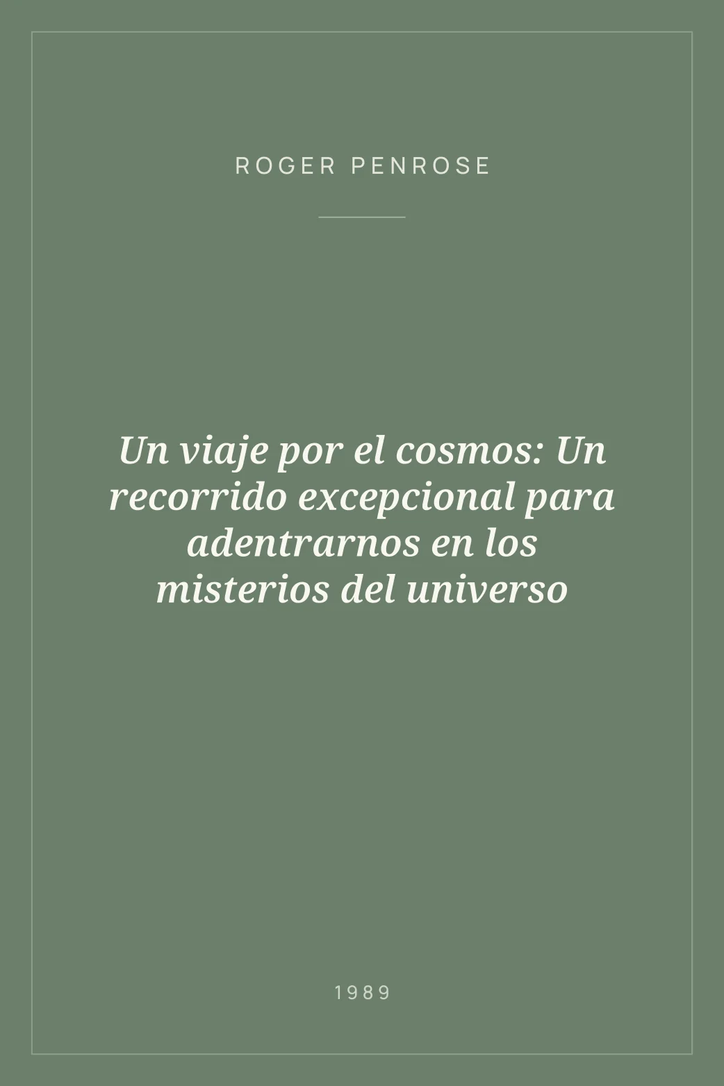 Portada de Un viaje por el cosmos: Un recorrido excepcional para adentrarnos en los misterios del universo