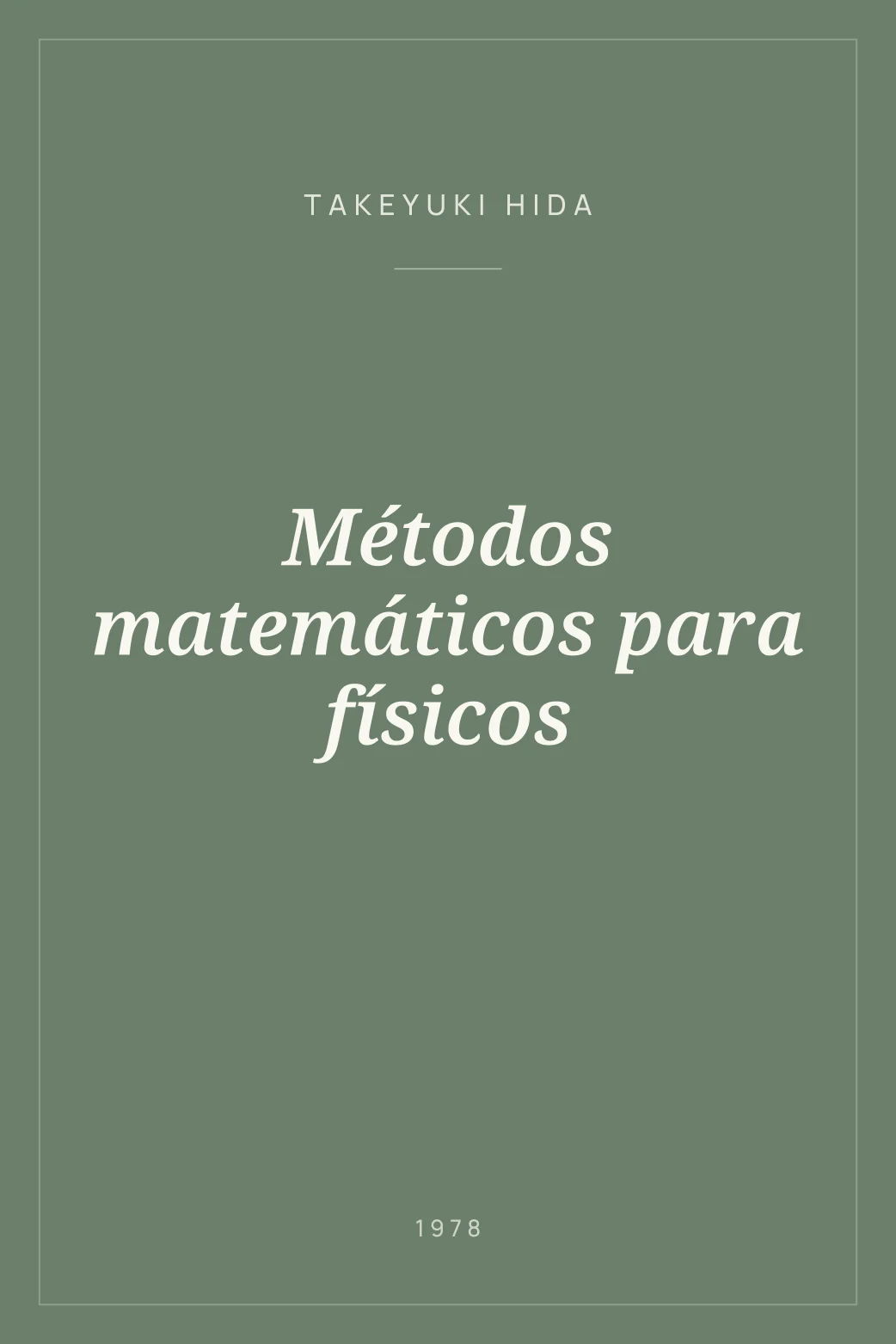 Portada de Métodos matemáticos para físicos