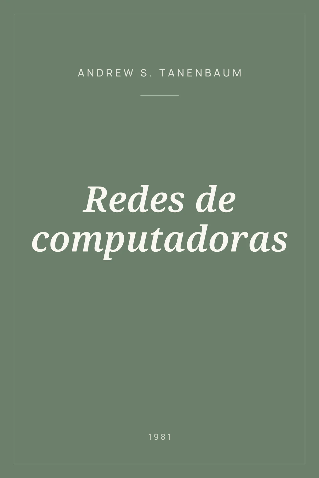Portada de Redes de computadoras