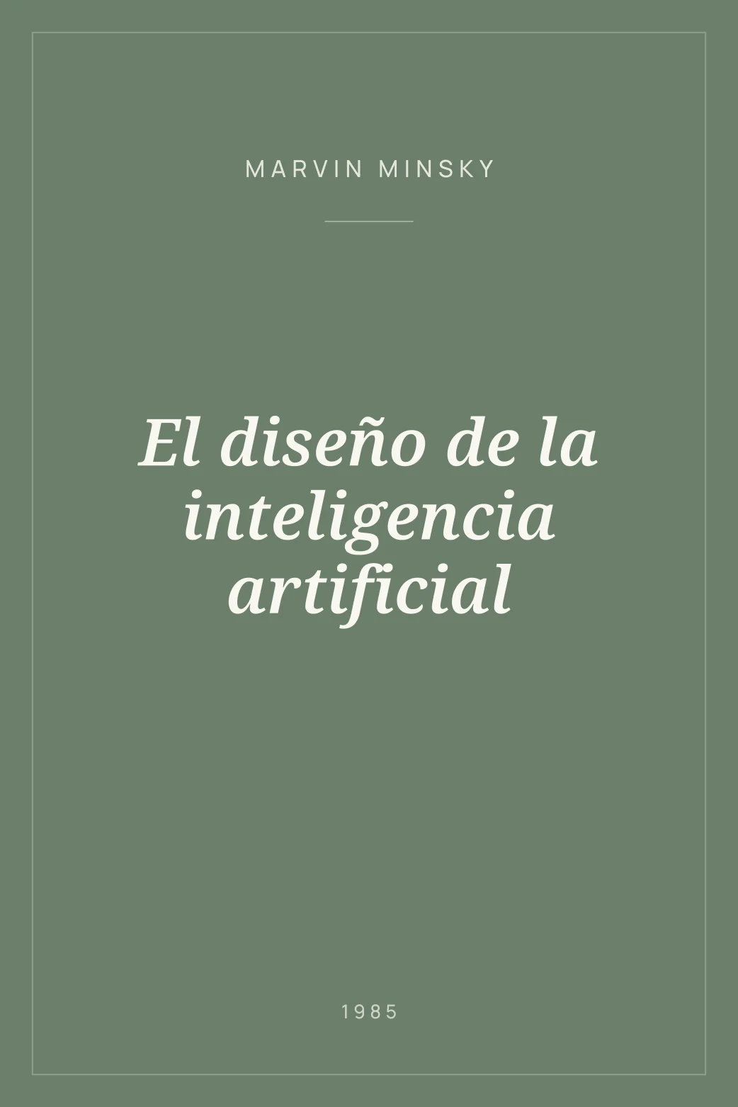 Portada de El diseño de la inteligencia artificial