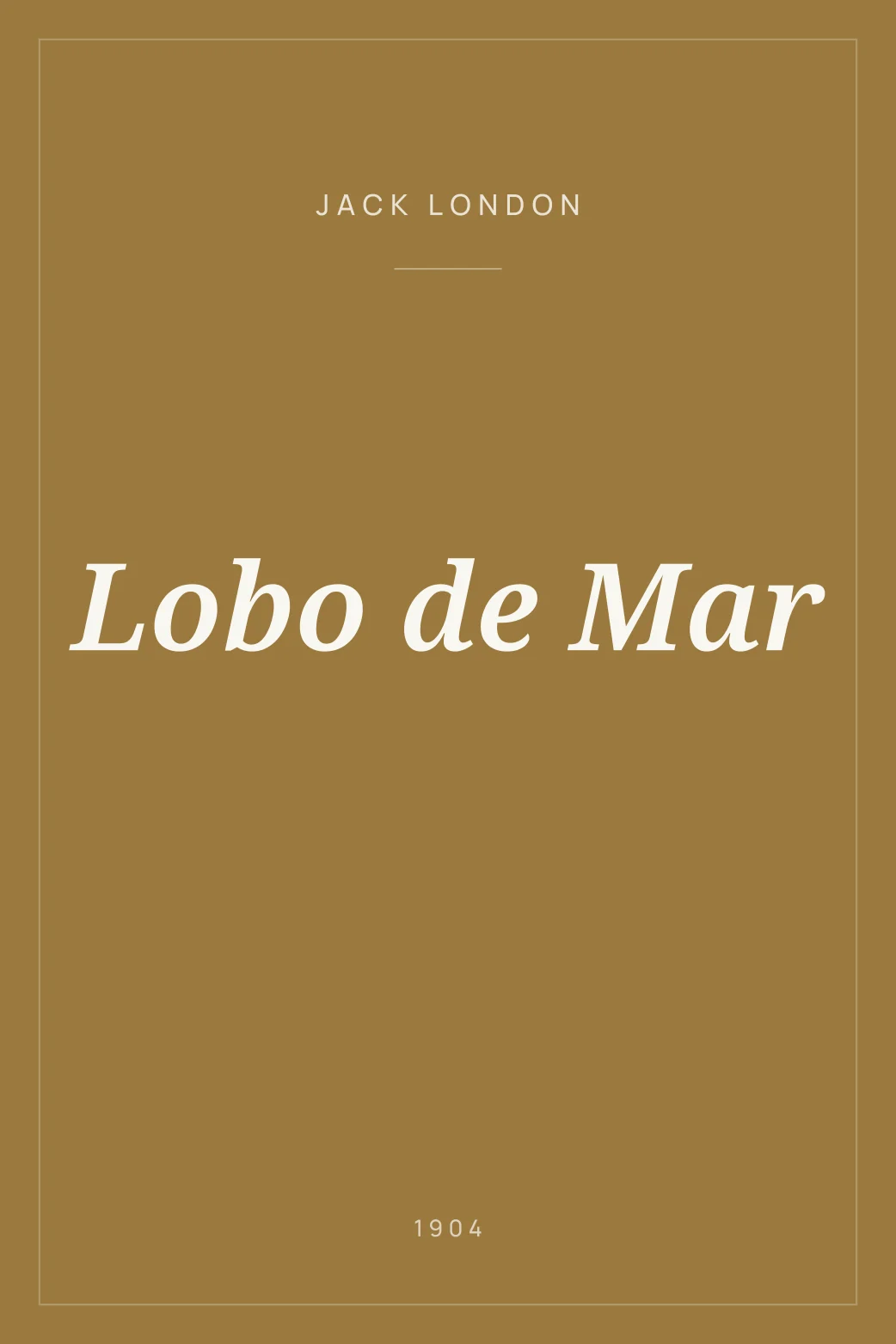 Portada de Lobo de Mar