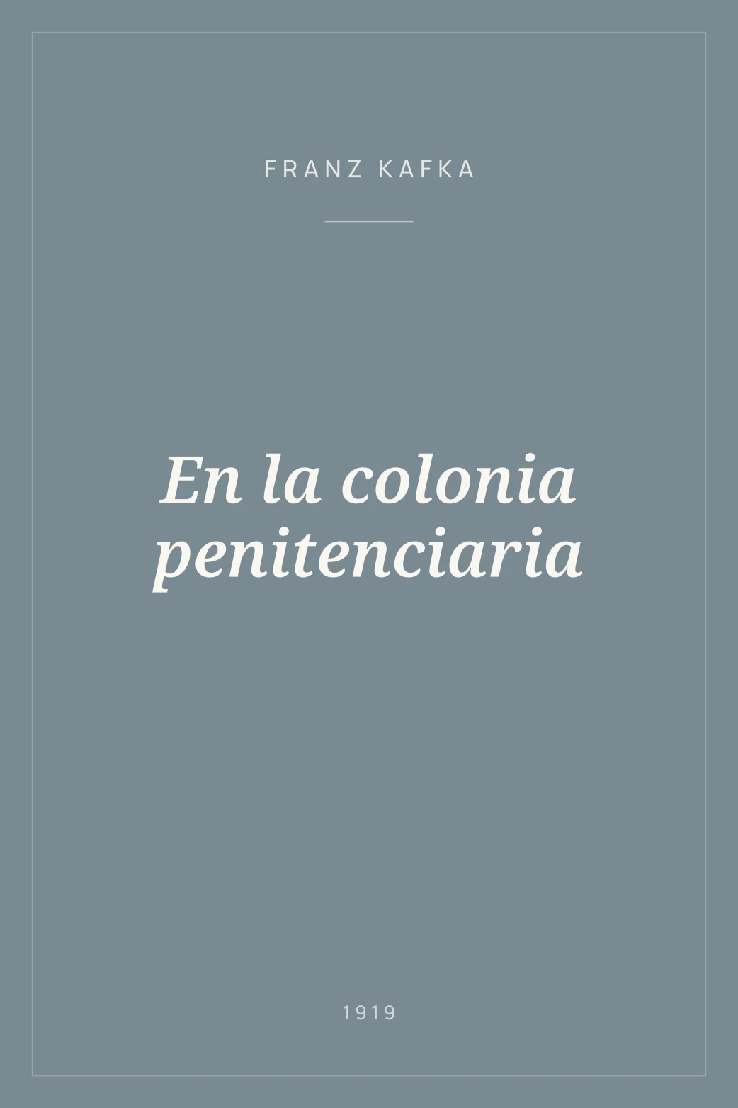Portada de En la colonia penitenciaria