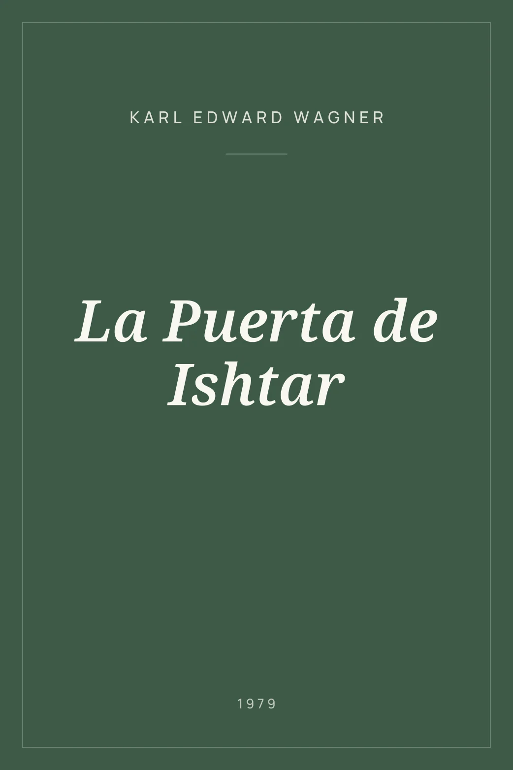 Portada de La Puerta de Ishtar