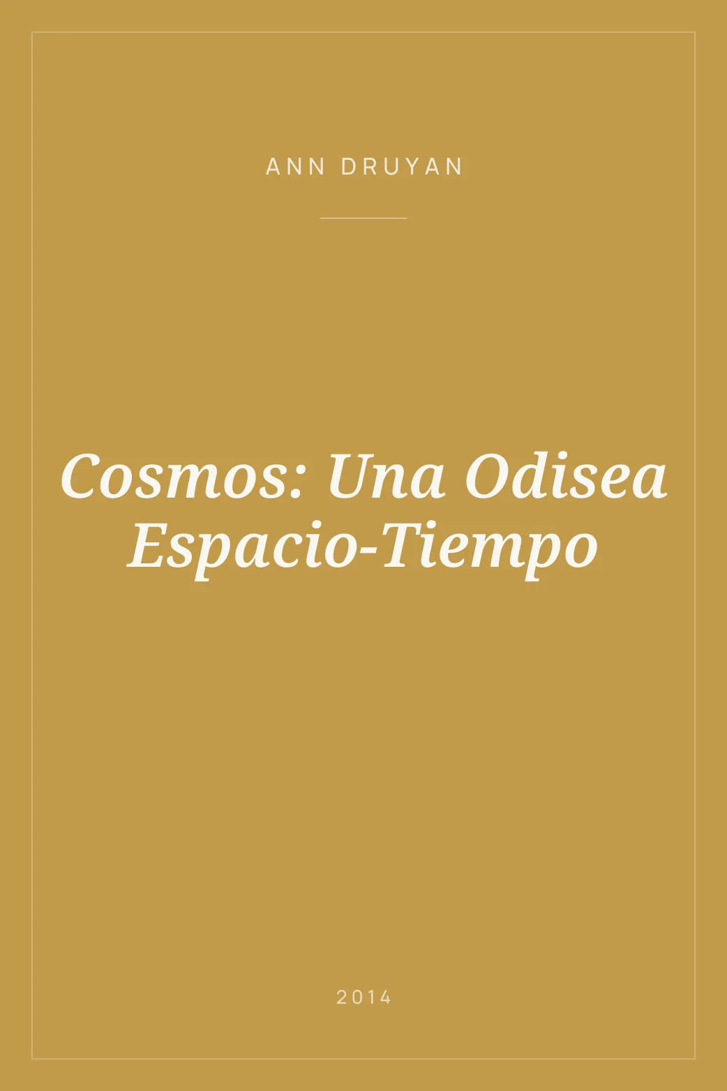 Portada de Cosmos: Una Odisea Espacio-Tiempo