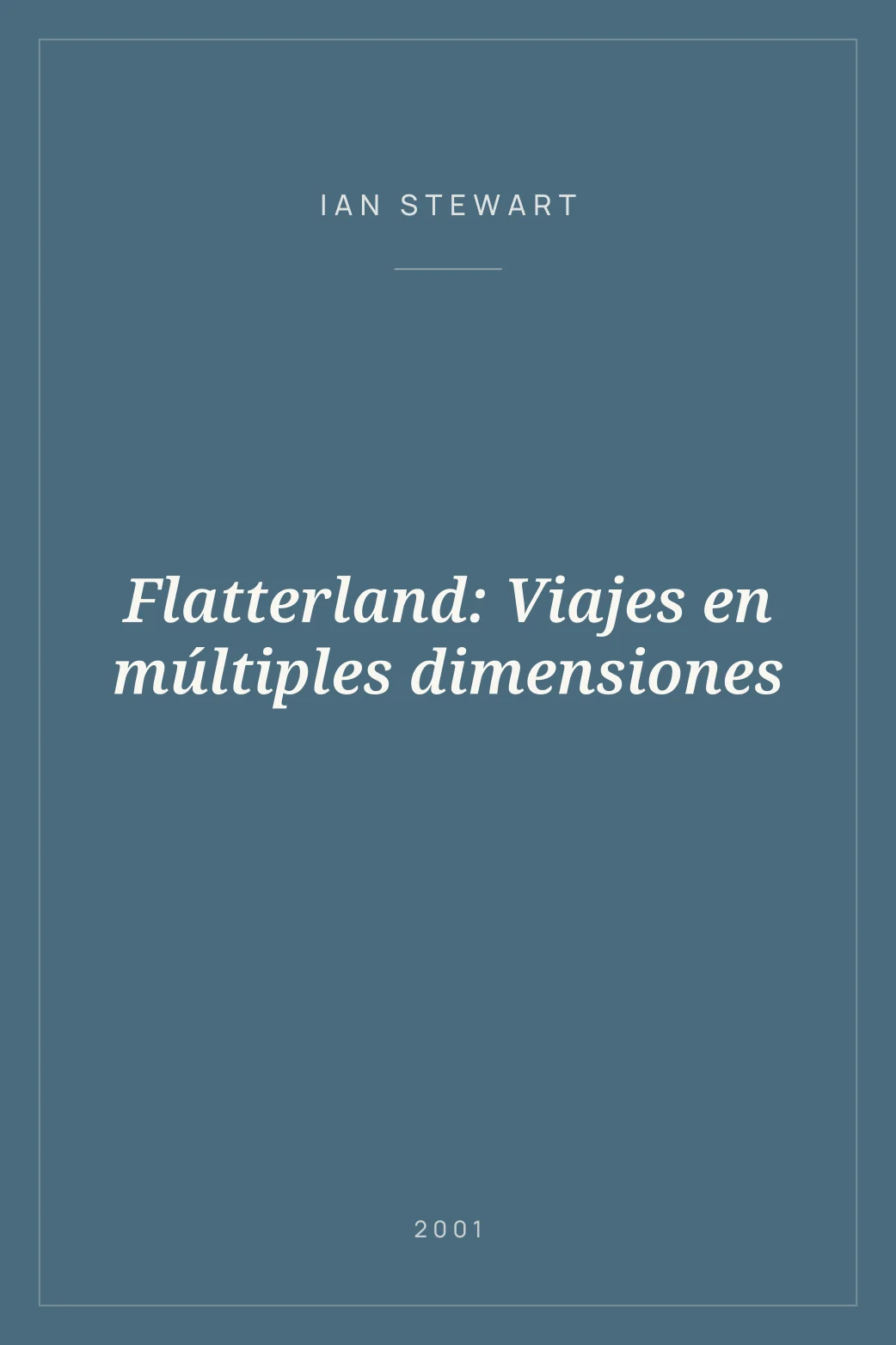 Portada de Flatterland: Viajes en múltiples dimensiones
