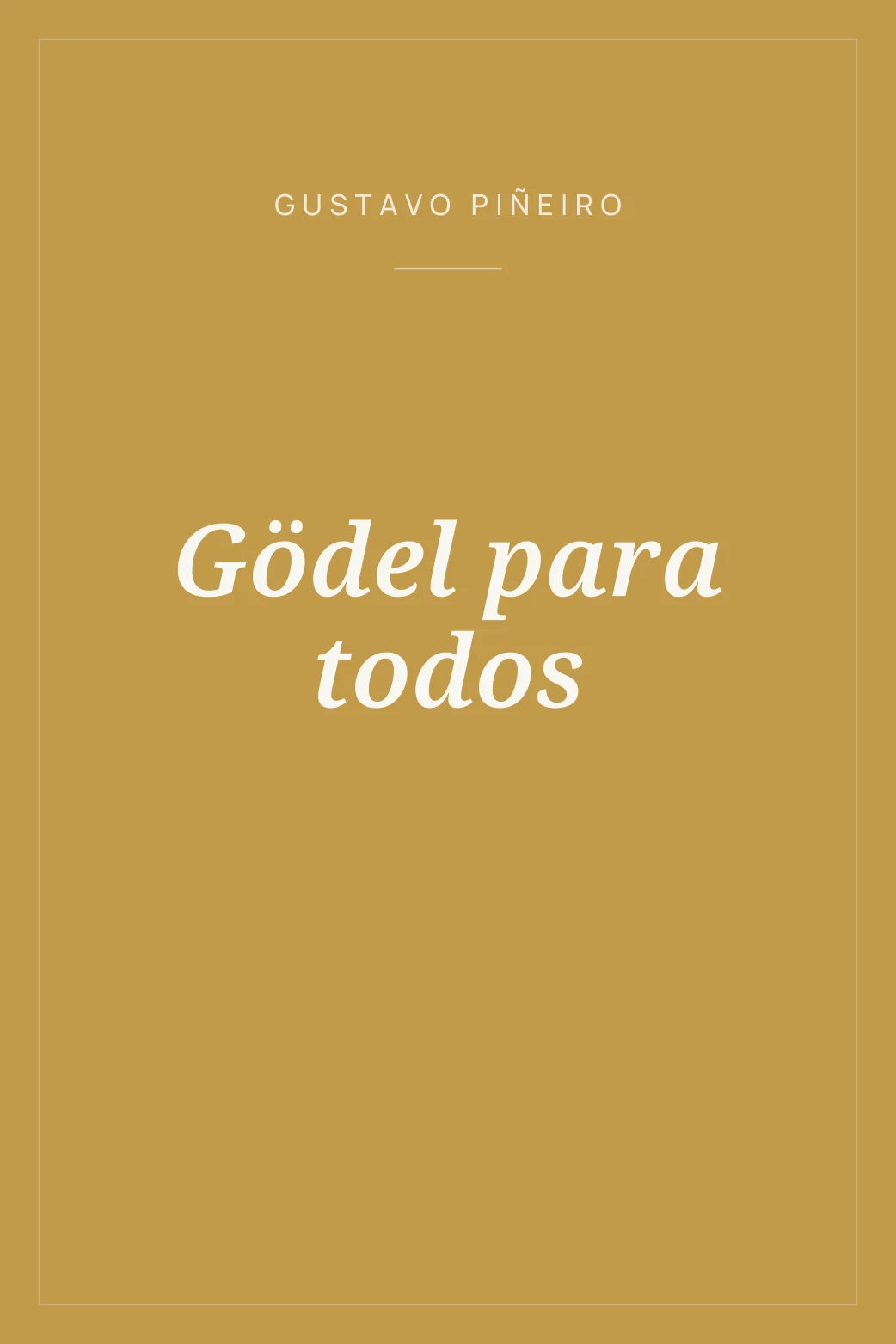 Portada de Gödel para todos