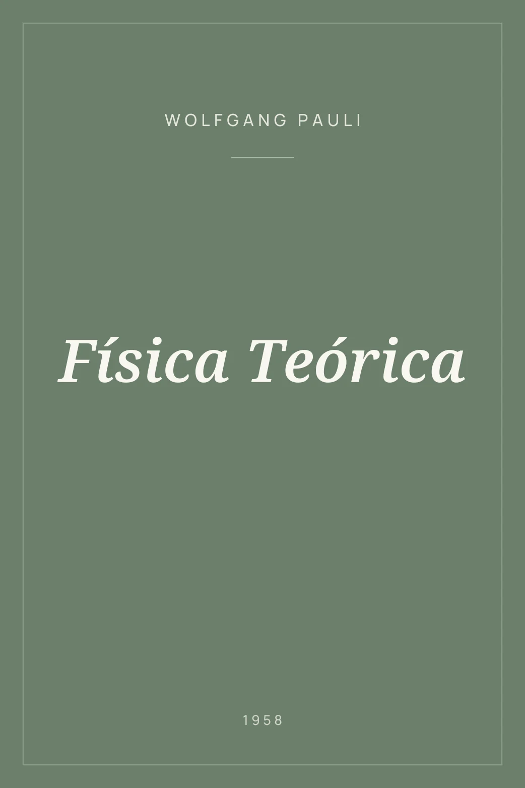 Portada de Física Teórica