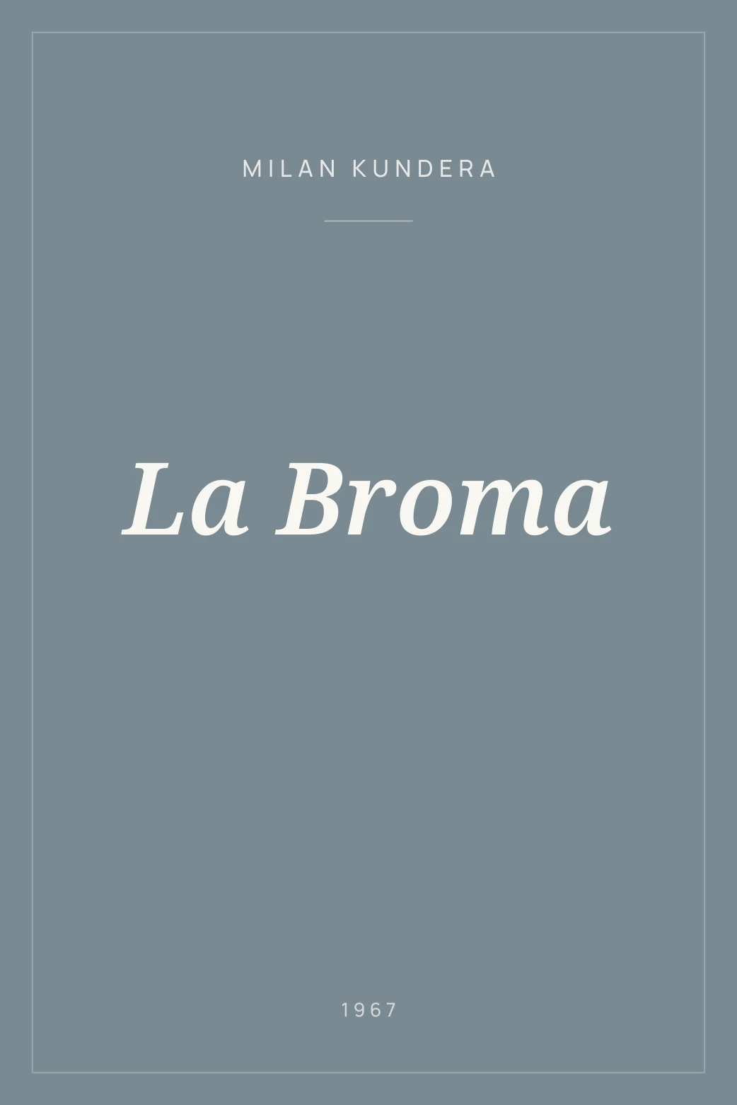 Portada de La Broma