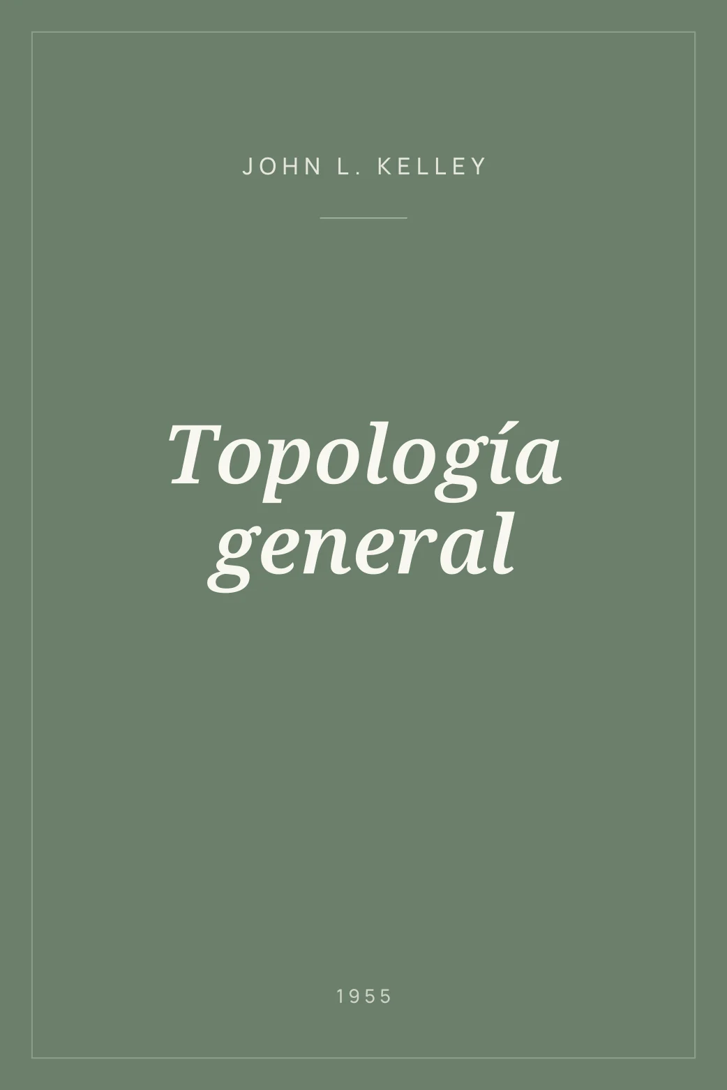 Portada de Topología general
