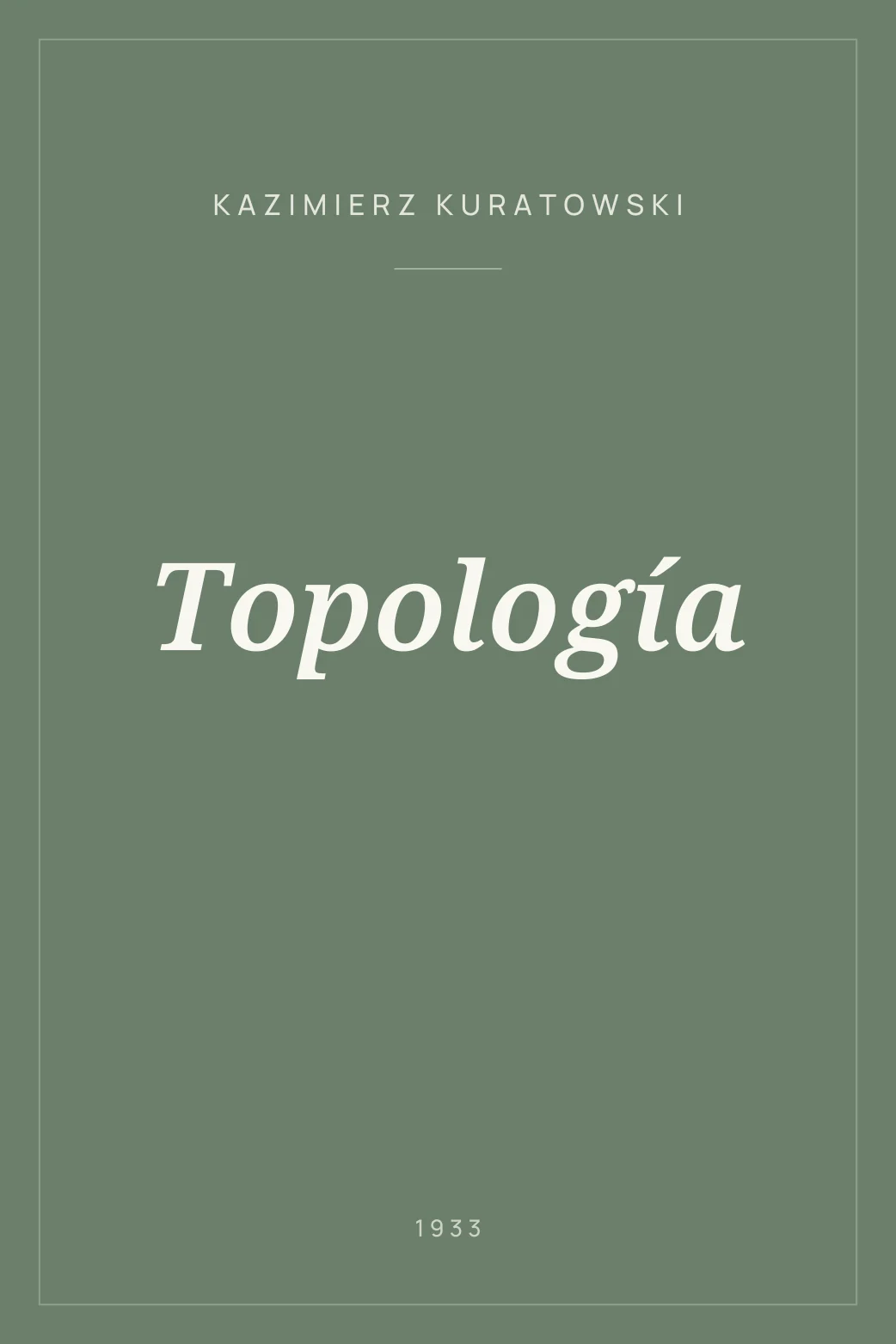 Portada de Topología