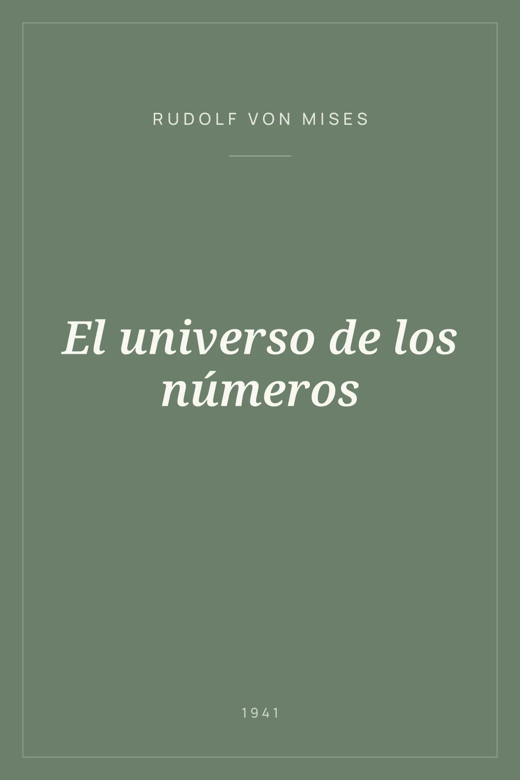 Portada de El universo de los números