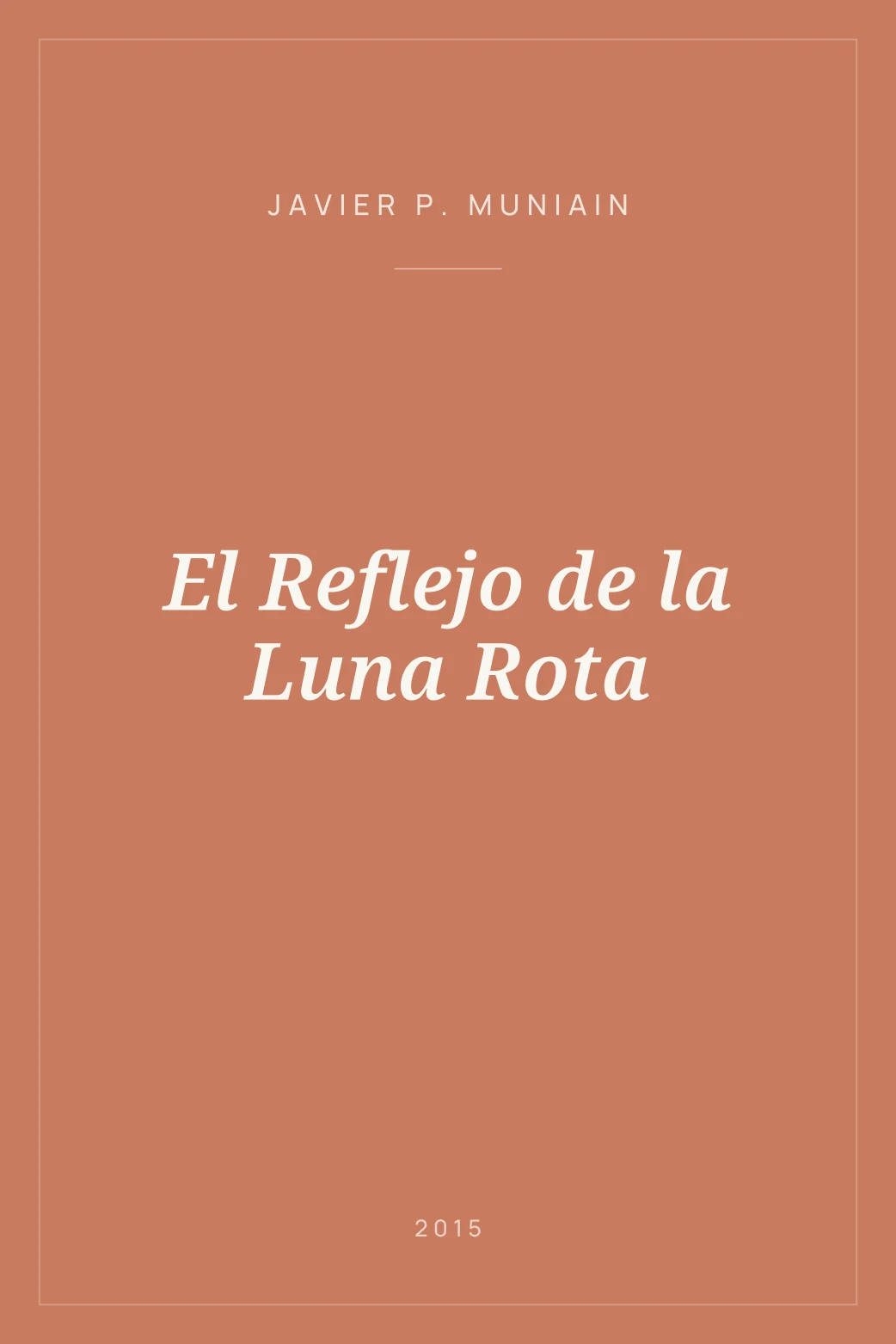Portada de El Reflejo de la Luna Rota