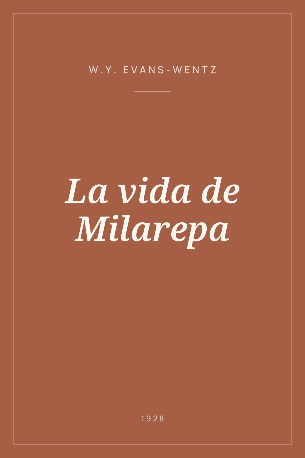 Portada de La vida de Milarepa